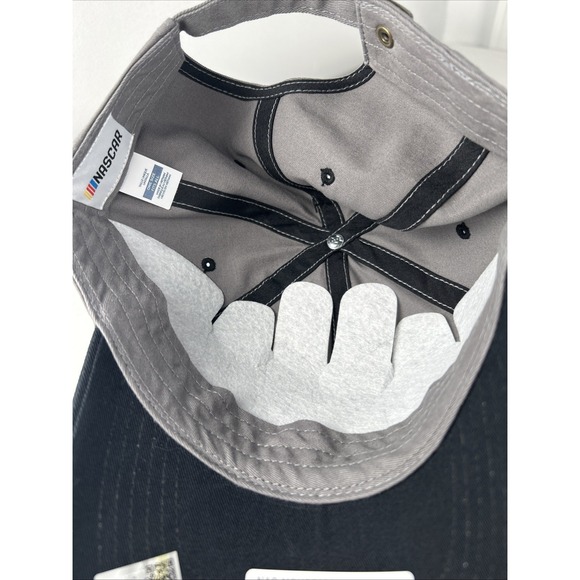 NASCAR Gray And Black Hat One Size Fits Most New - Picture 5 of 6